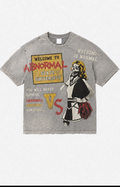 Gray ‘Welcome to Abnormal University’ T Shirt
